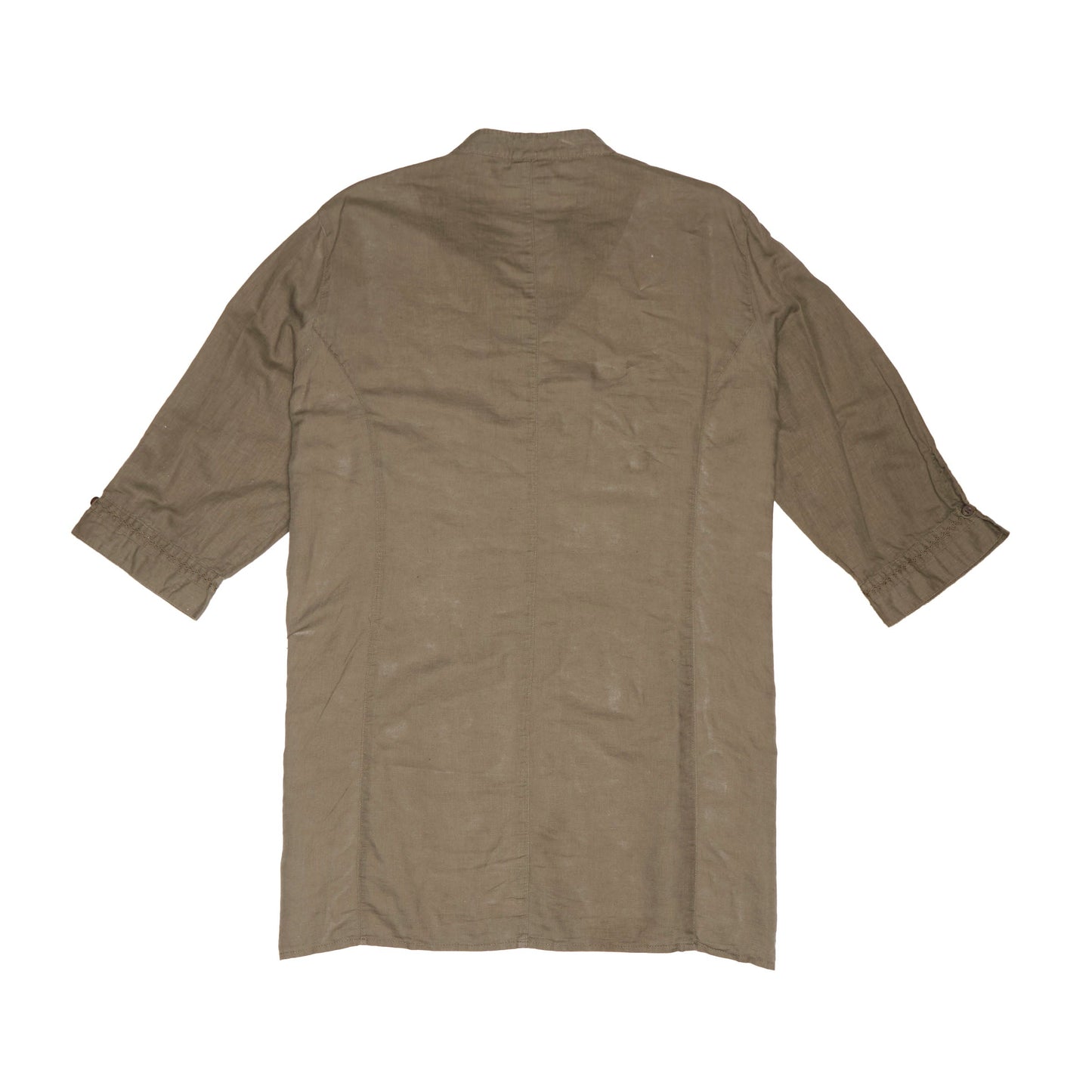 Kingfield Linen V Neck 1/2 Sleeve Shirt - UK 14