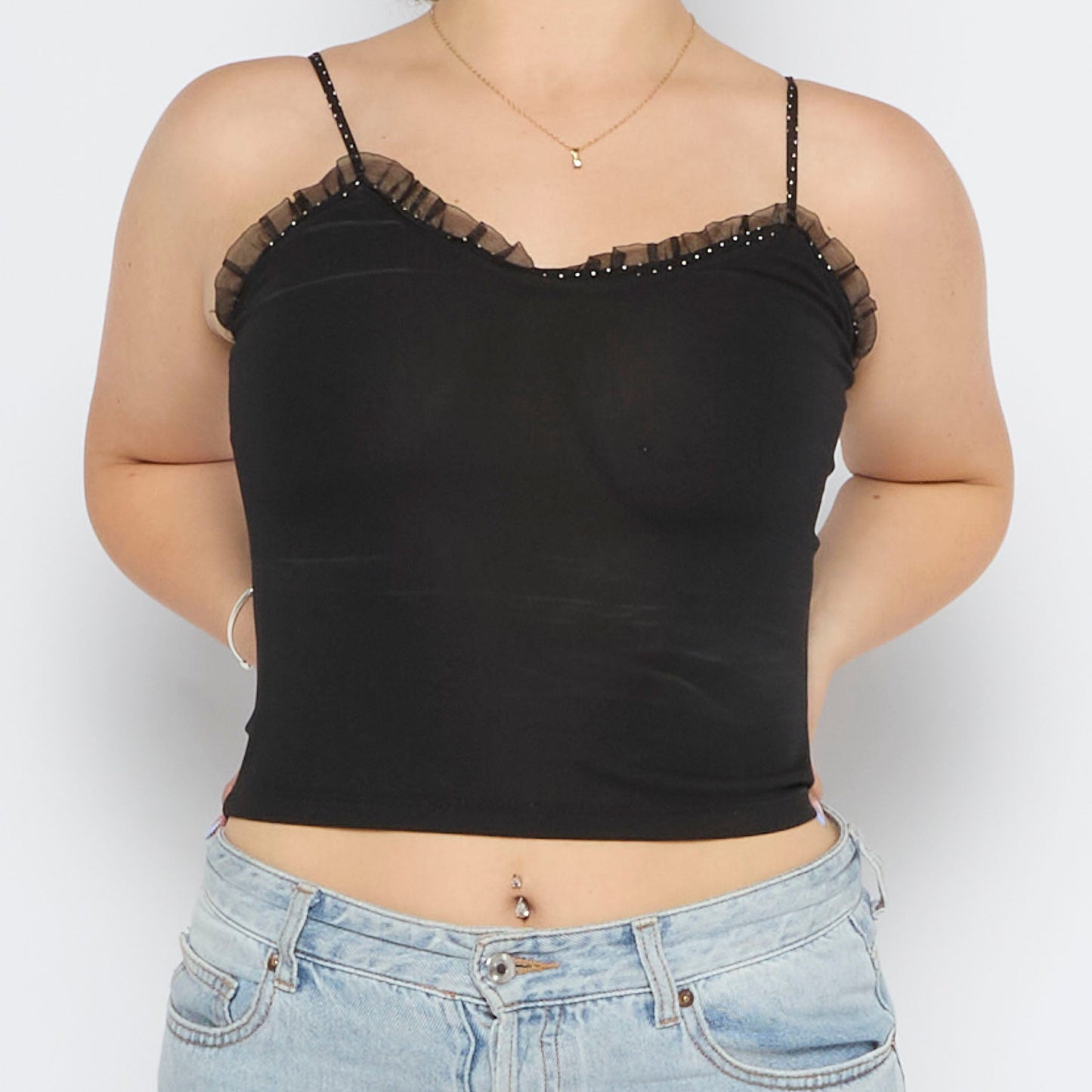 Poker Dot Strappy Top - UK 6