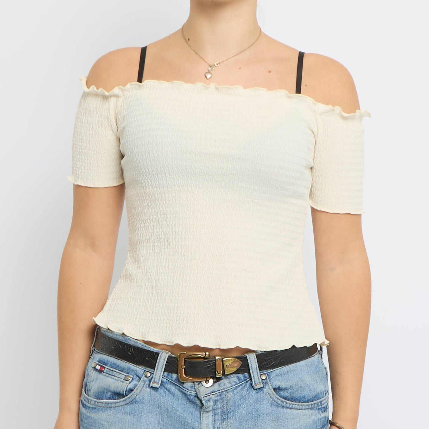 Crimpled Frilled Top - UK 6