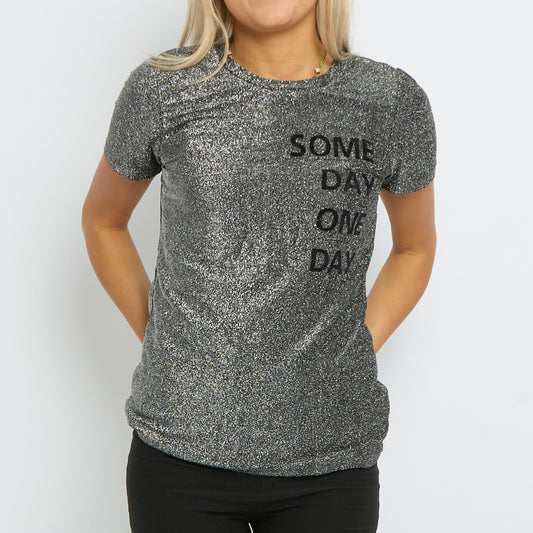 Graphic Sparkle T-Shirt - UK 6