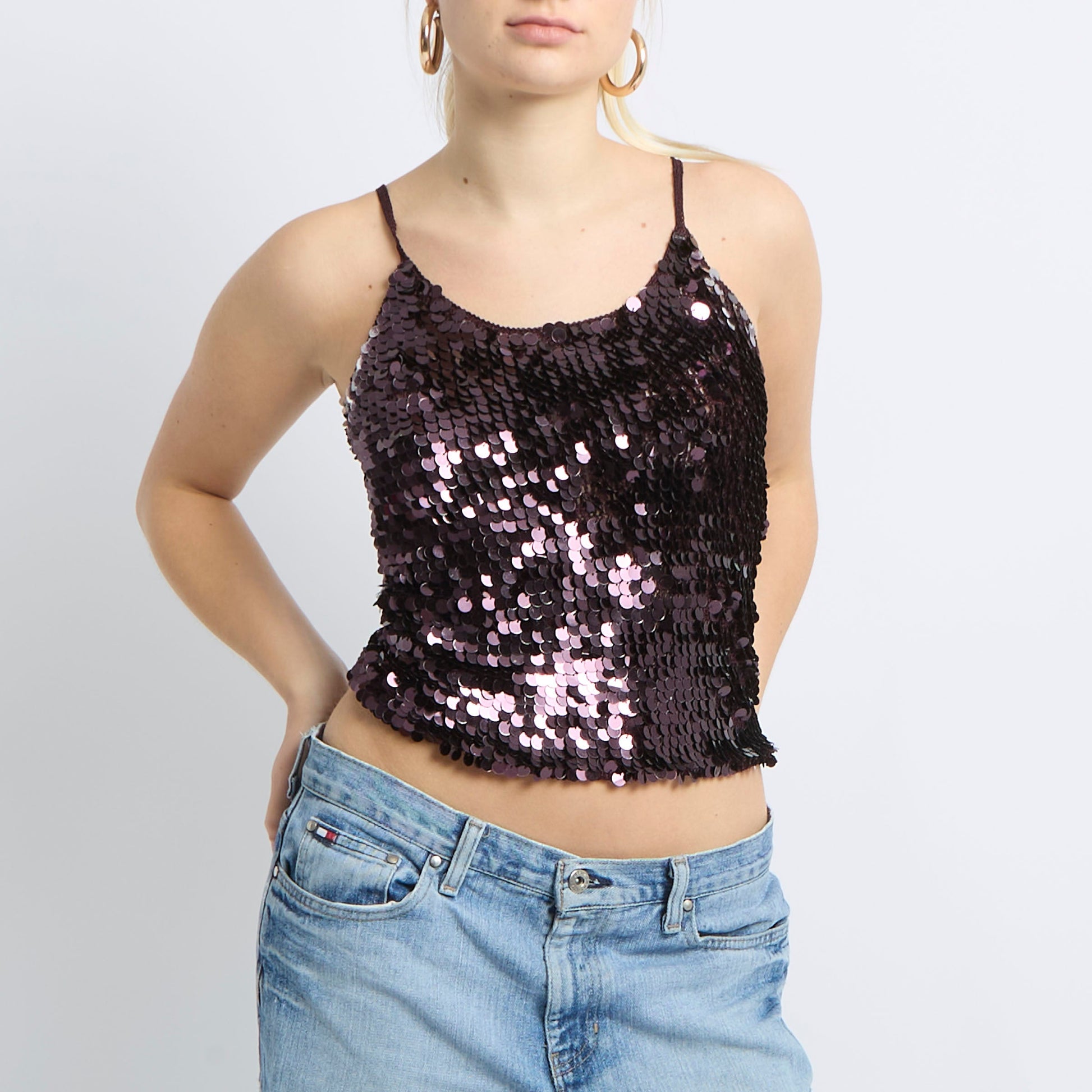 Sequin Cami Top - UK 6