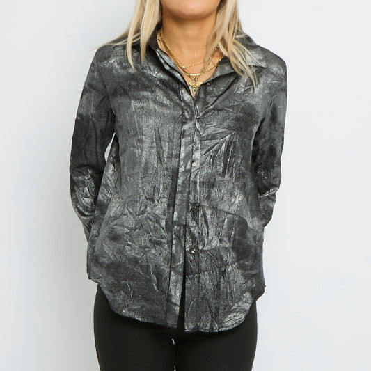 DKNY Metallic Shirt- UK 8