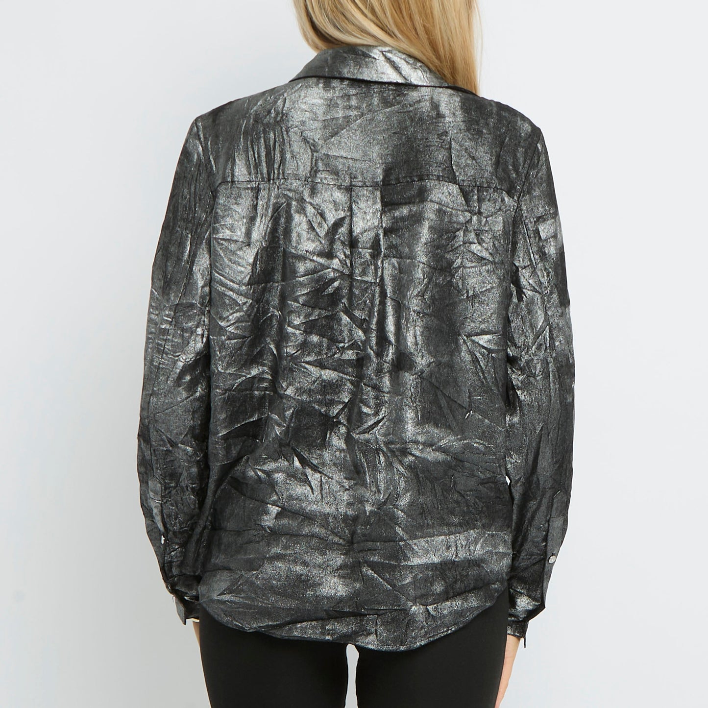 DKNY Metallic Shirt- UK 8