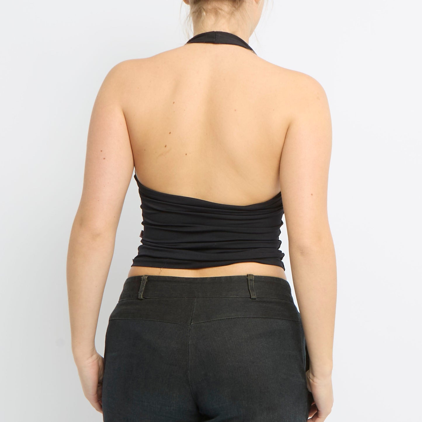 Halterneck Backless Top - UK 8