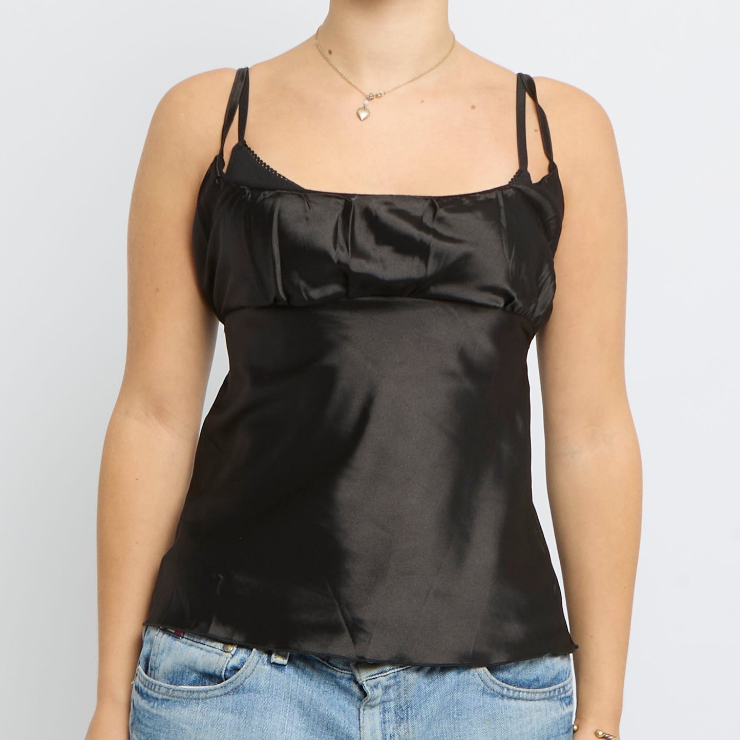 Satin Strappy Top - UK 8