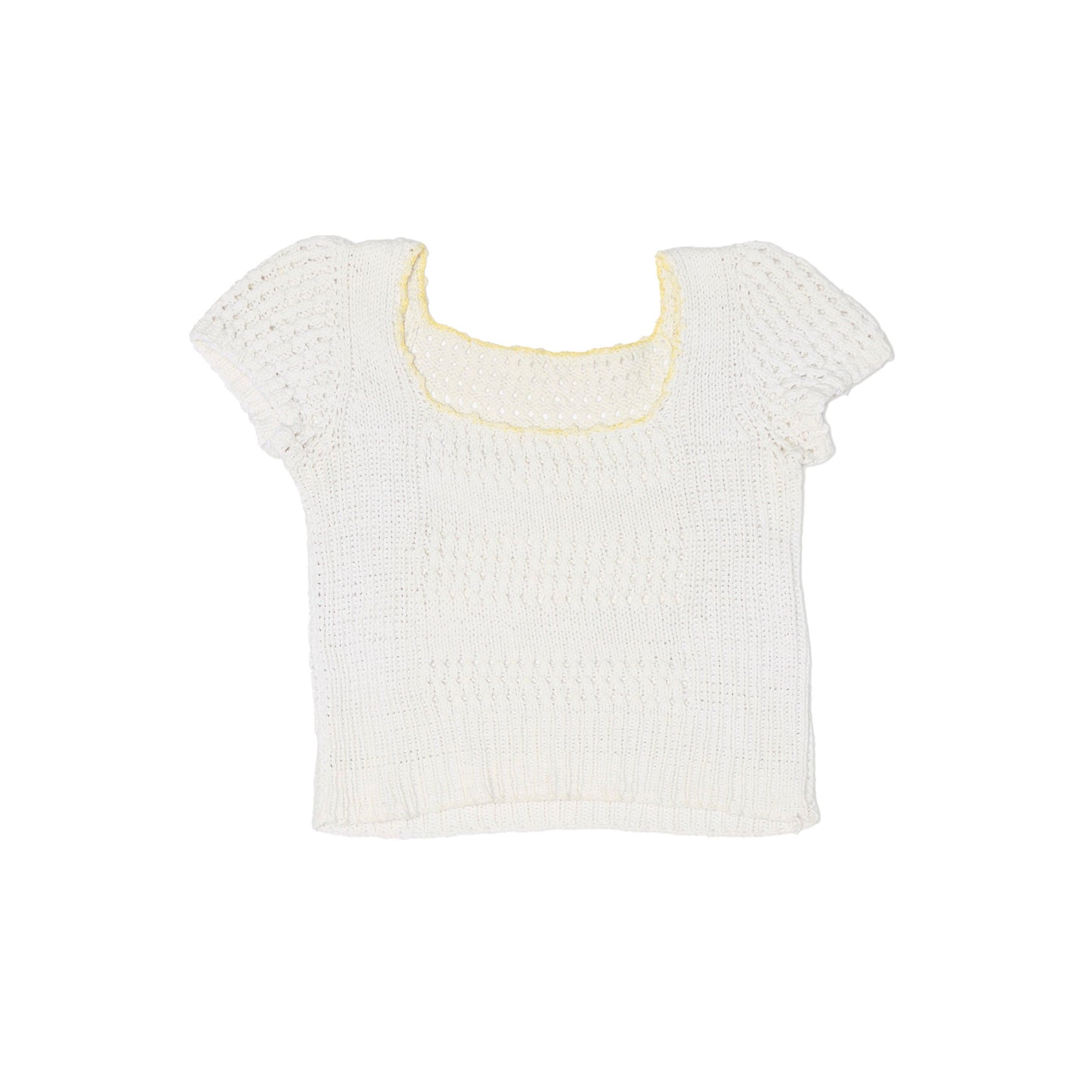 Crochet Knit Top - UK 8