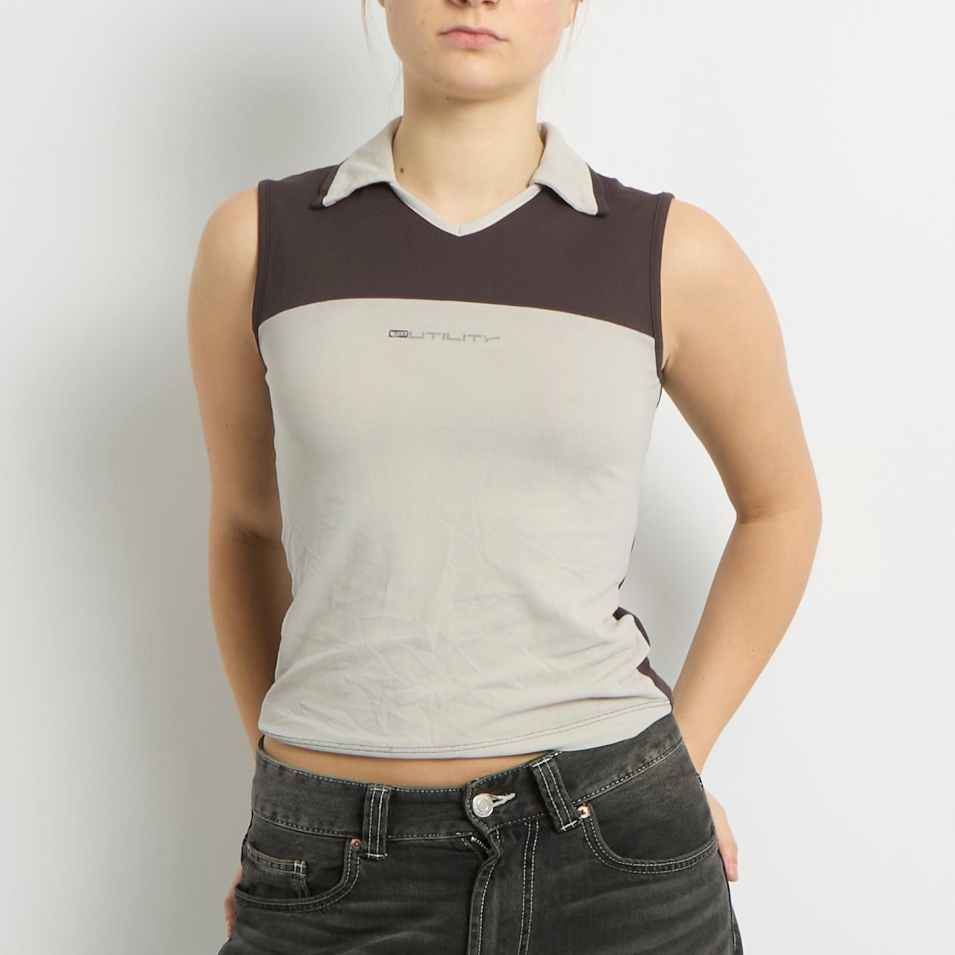 Collared Tank Top - UK 8