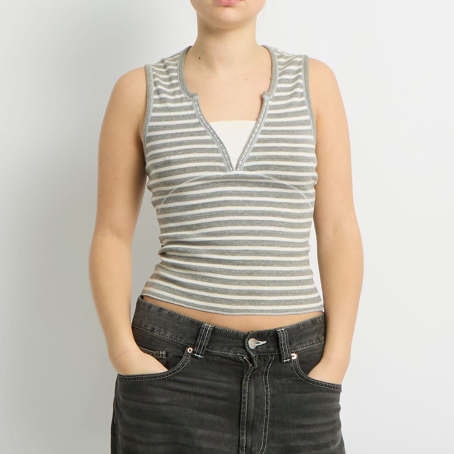 Striped Tank Top - UK 8