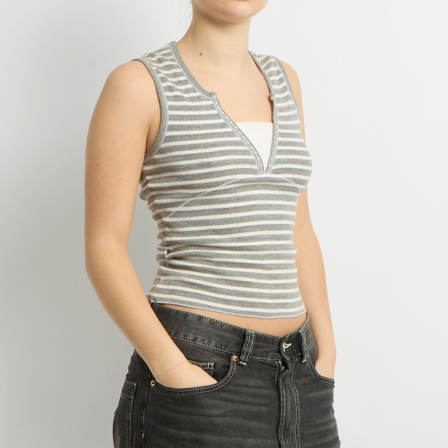 Striped Tank Top - UK 8