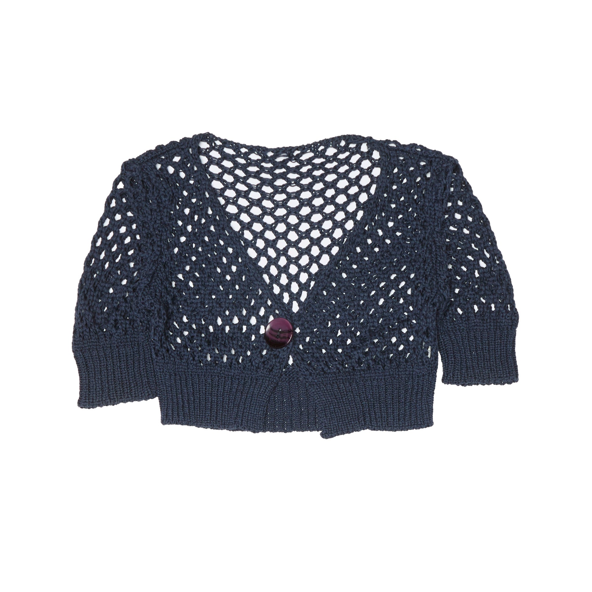 Crochet Knit Top - UK 8