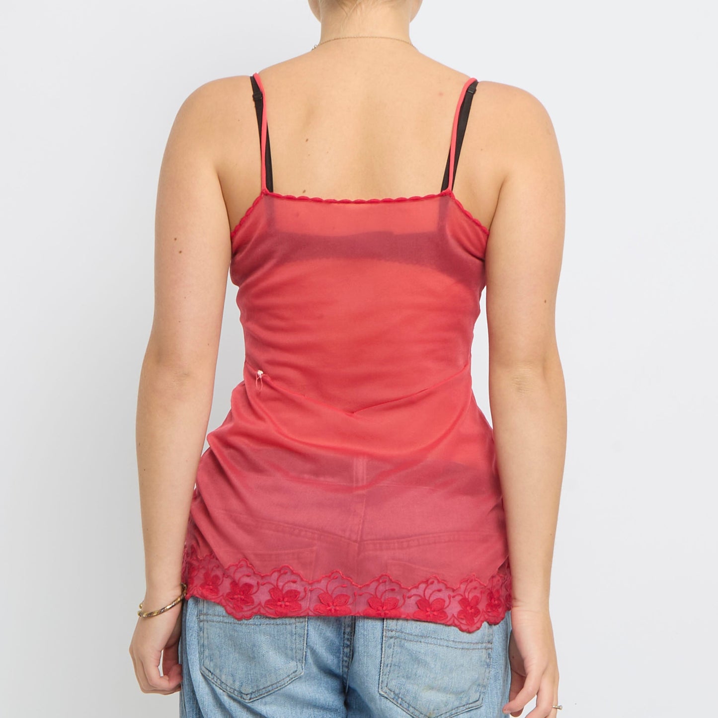 Embroidery  Strappy Top - UK 8