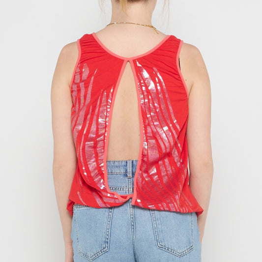 Open Back Vest Top - UK 8