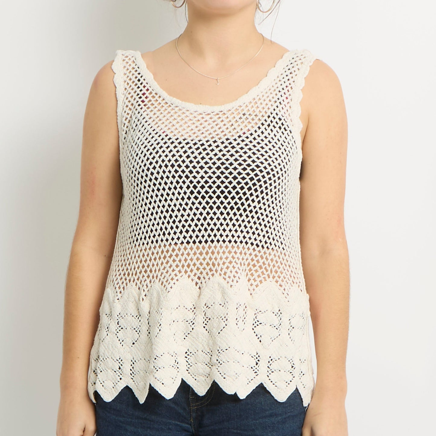 Crochet Tank Top - UK 8