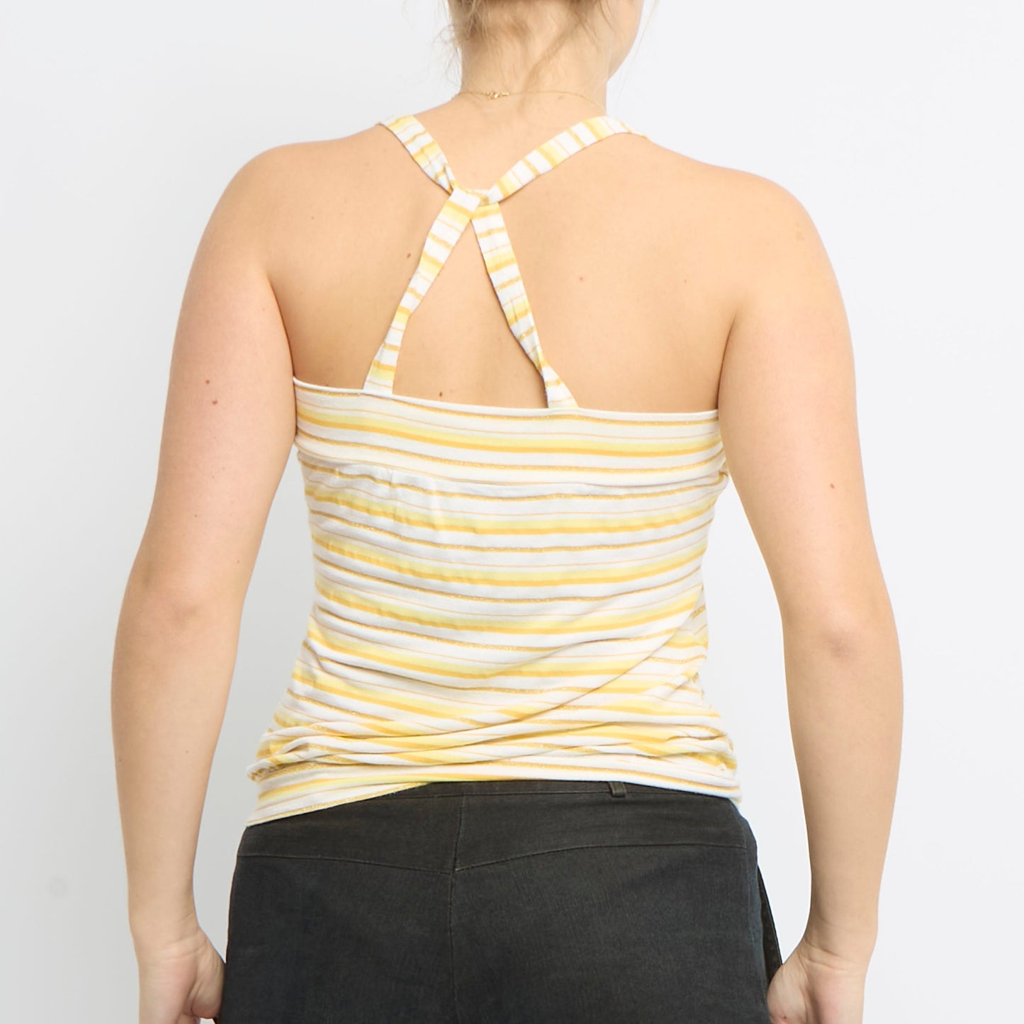 Striped Strappy Top - UK 8