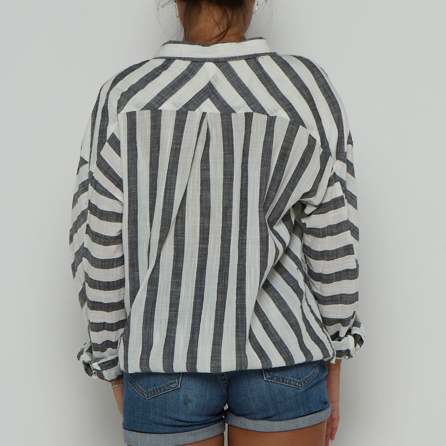 Stripe Linen Shirt - L