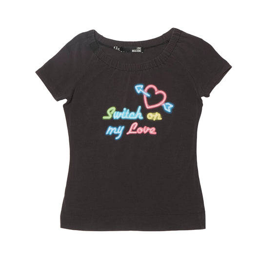 Love Moschino Graphic T-shirt - M