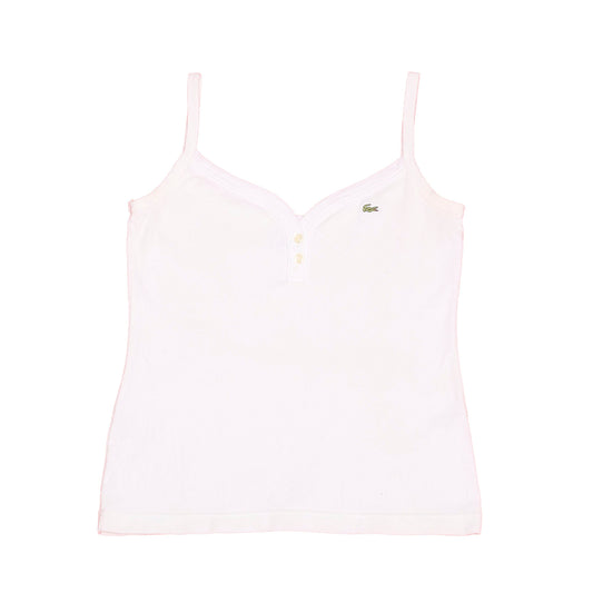 Lacoste Embroided Logo Strappy Top - M