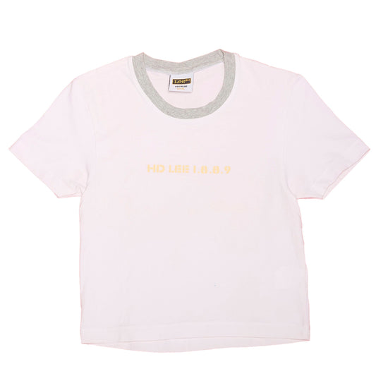 Lee Spellout Cropped T-shirt - XL