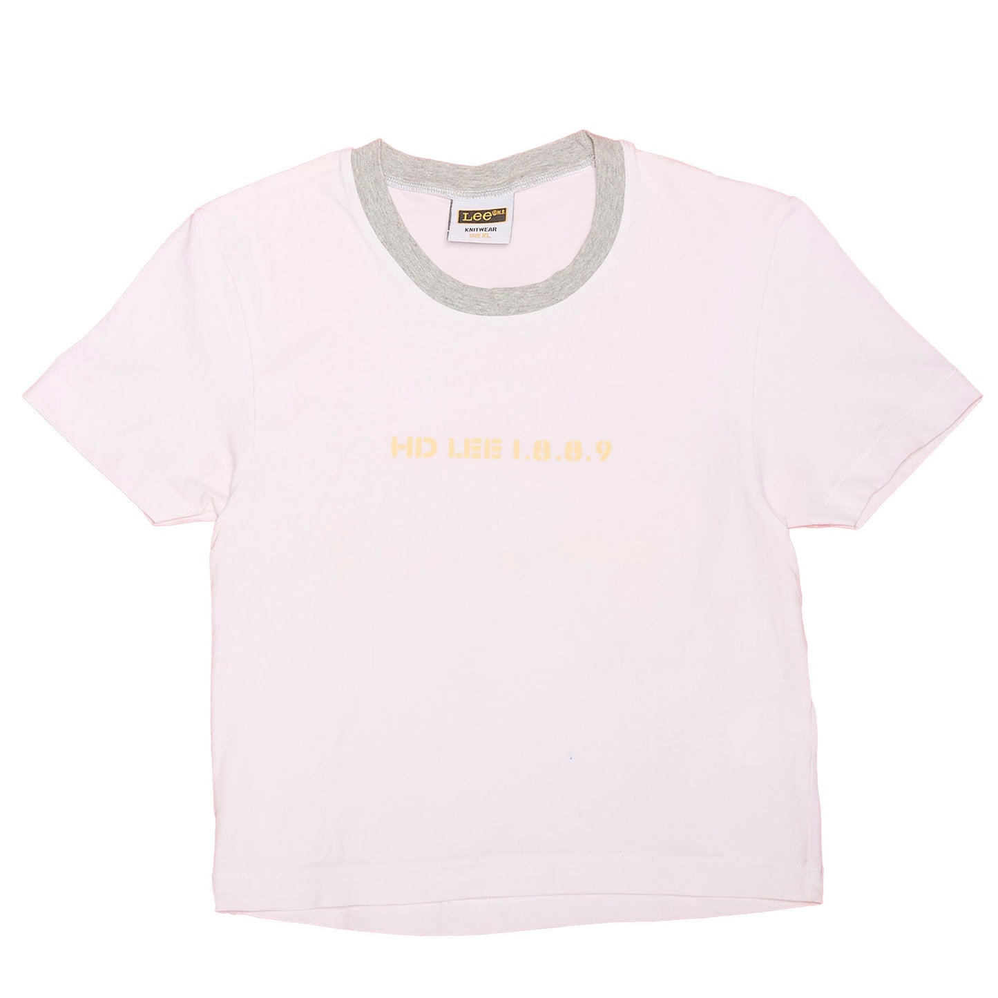 Lee Spellout Cropped T-shirt - XL