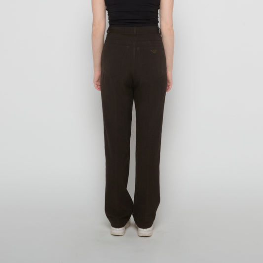 Armani Straight Leg Trousers - UK 8