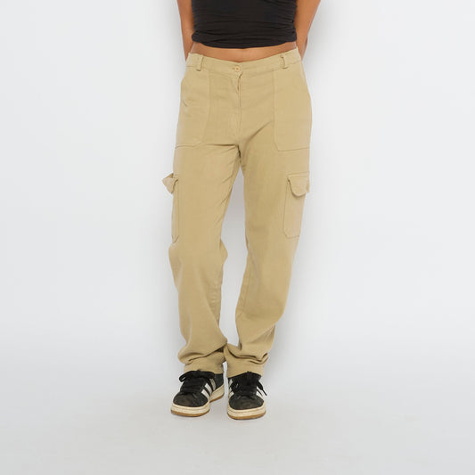 Cargo Pocket Detail Trousers - UK 10