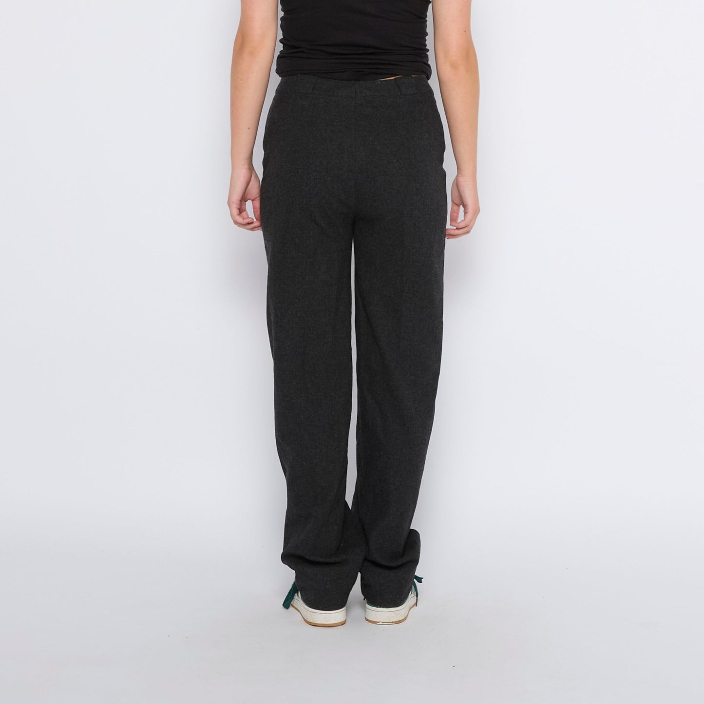 Slouchy Wide Leg Trousers - UK 10