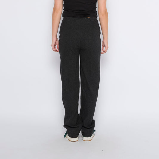 Slouchy Wide Leg Trousers - UK 10