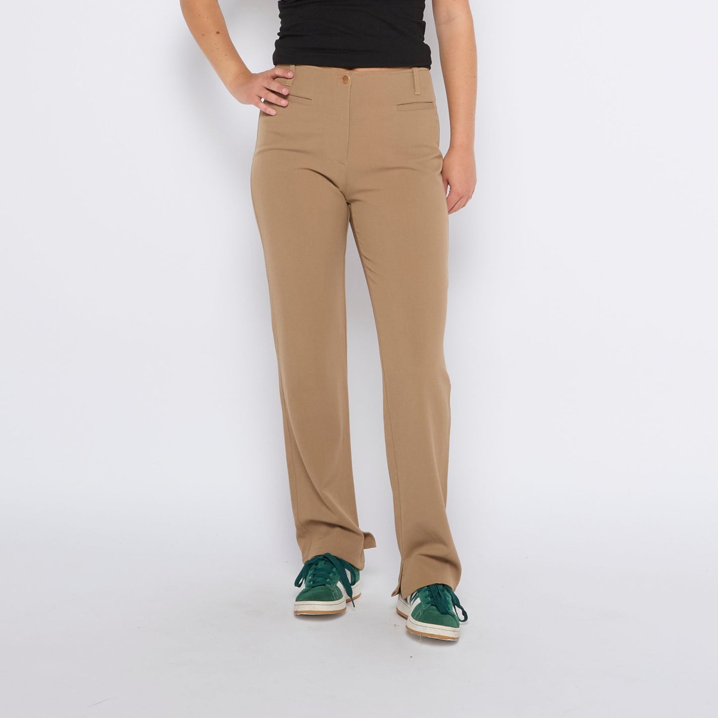 Pocket Detail Straight Leg Trousers - UK 10