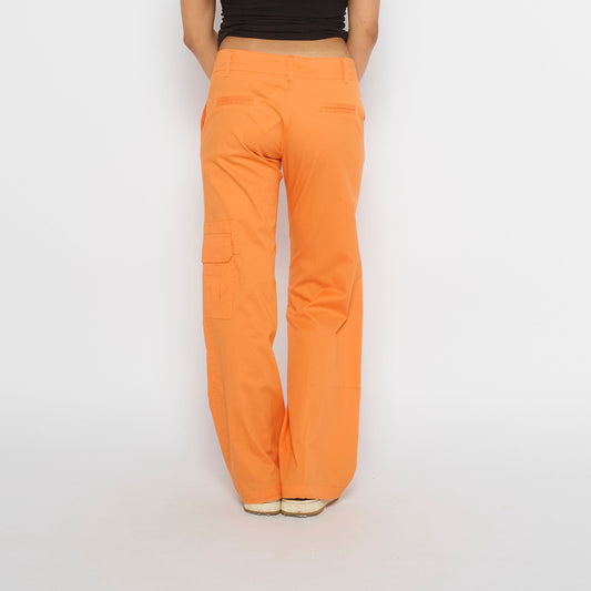 Cargo Wide Leg Trousers - UK 10