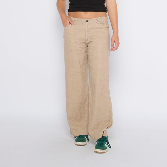 Marlboro CLassics Linen Bootcut Trousers - UK 12