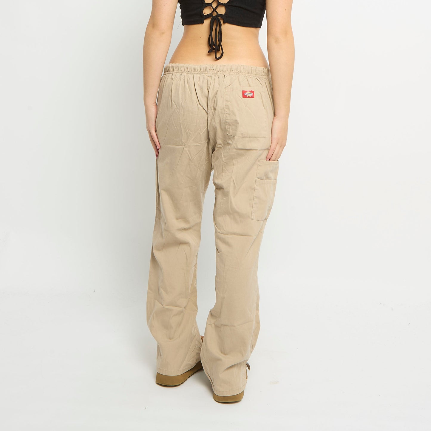 Dickies Linen Cargo Trousers - UK 14