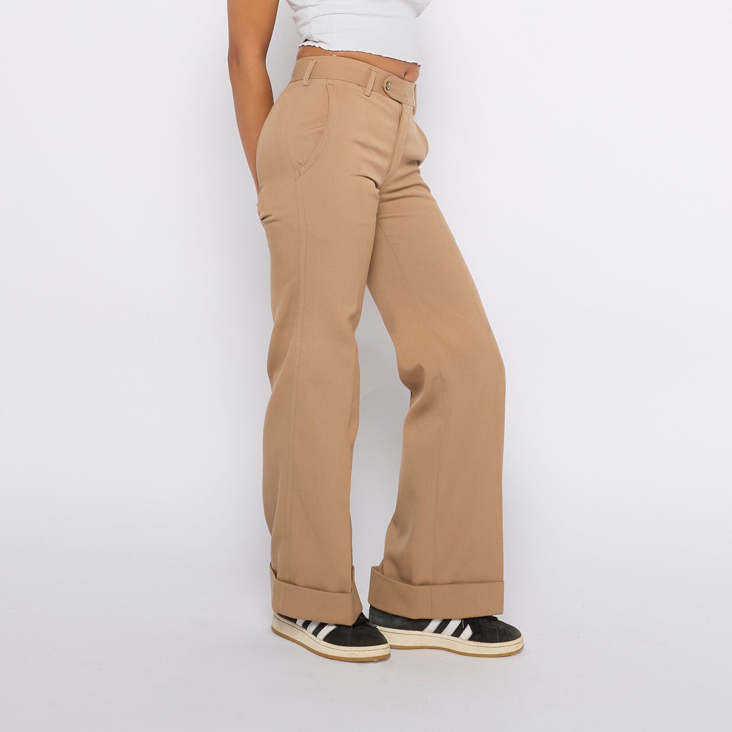 Smart Turn Up Leg Trousers - UK 6