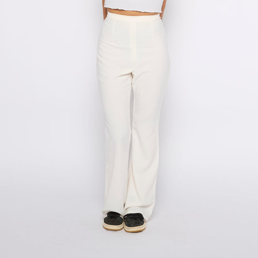 High Waisted Flared Trousers - UK 6