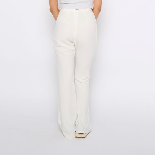 High Waisted Flared Trousers - UK 6