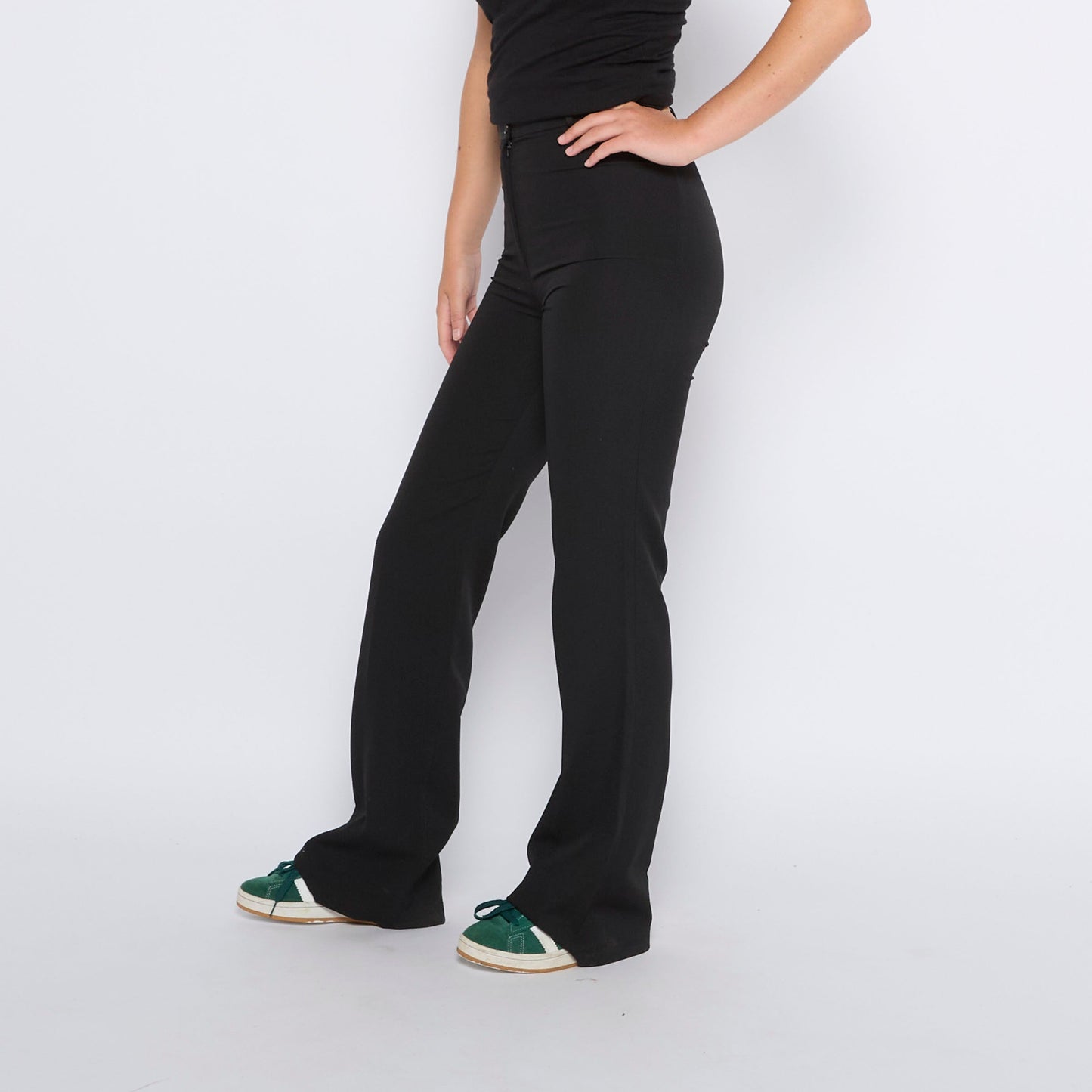 Bootcut High Waisted Trousers - UK 8