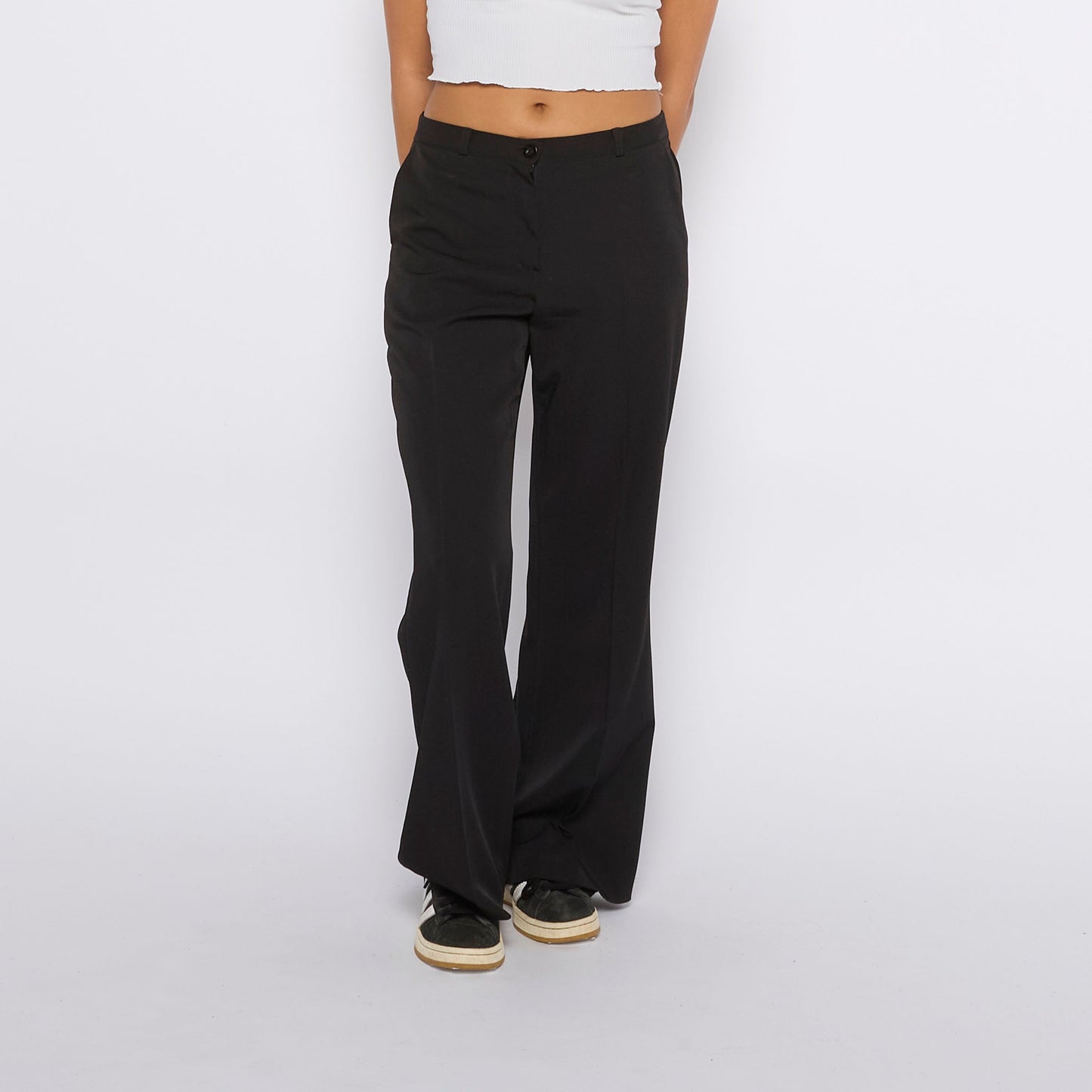 Wide Leg Formal Trousers - UK 8