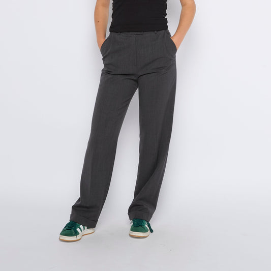 Wide Leg Suit Trousers - UK 8