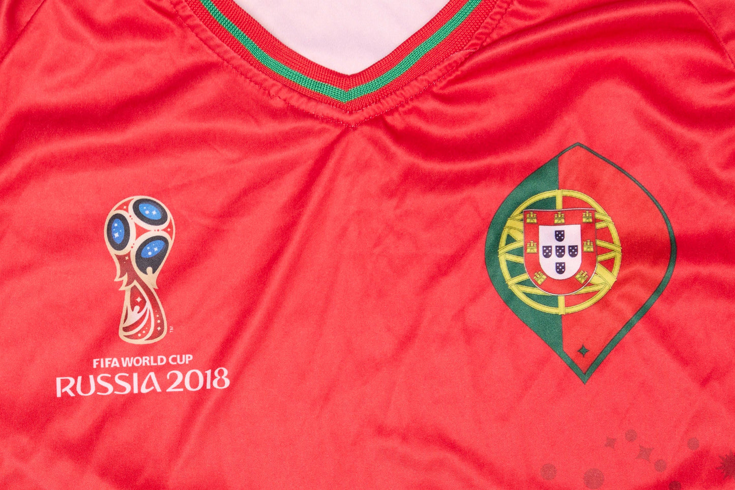 Mens Replica Portugal 2018 WC National Shirt - M