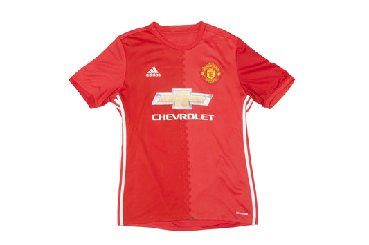 Mens Adidas Man United Logo Football Shirt - M