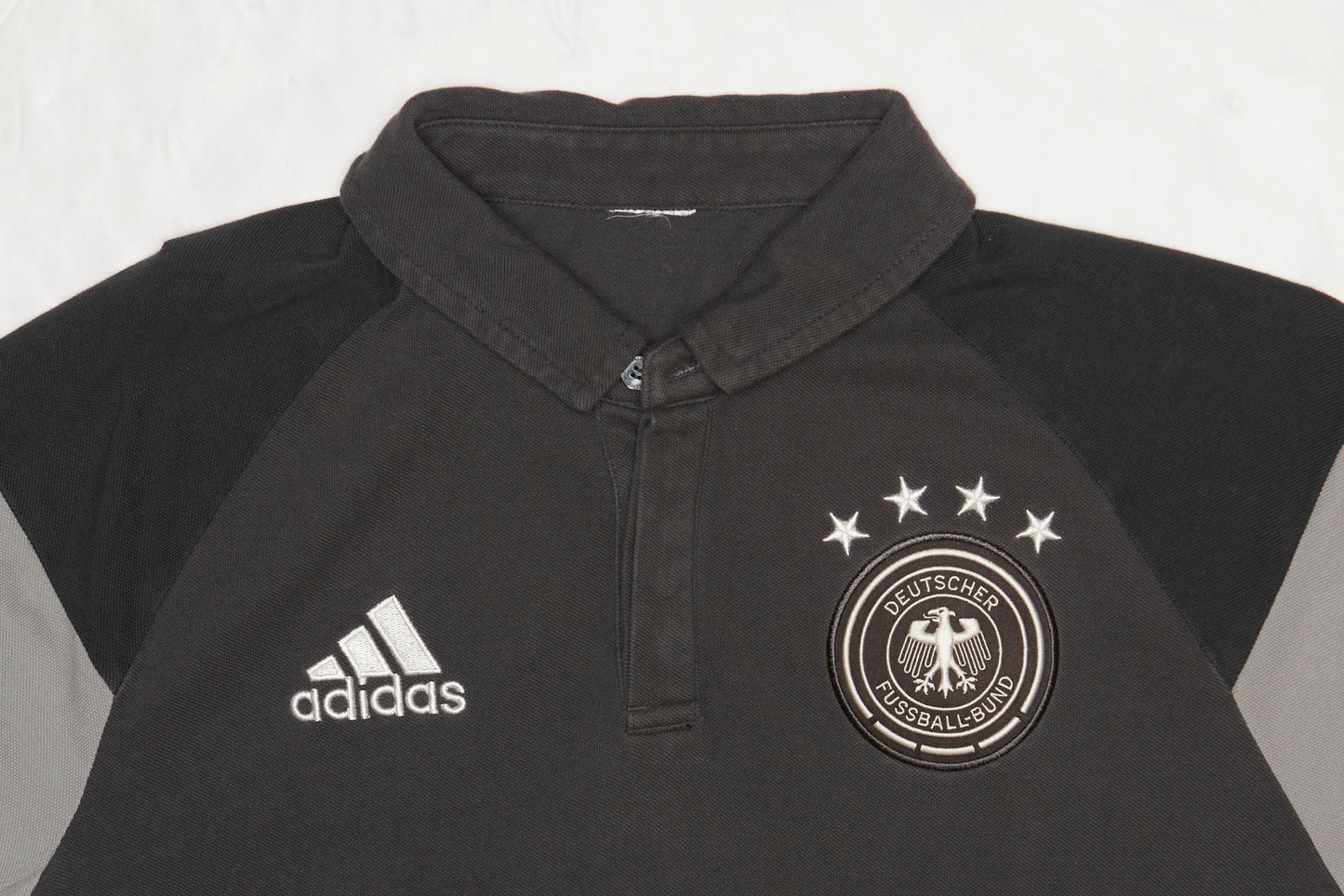 Mens Adidas Germany Football Polo Shirt - S
