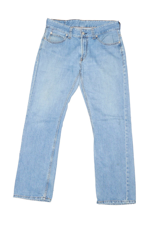 Mens-Levi's Straight Leg Washed Jeans - W33" L32"
