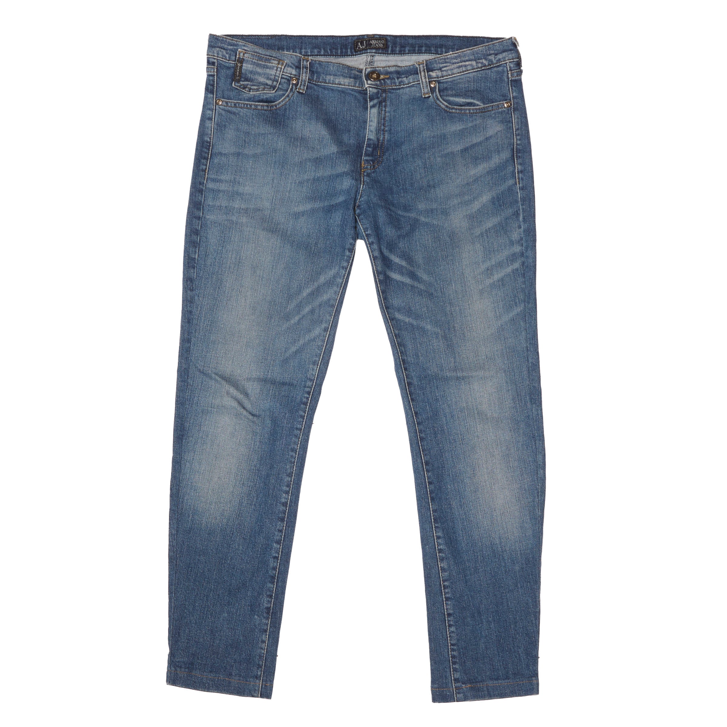 Womens armani sale straight leg jeans