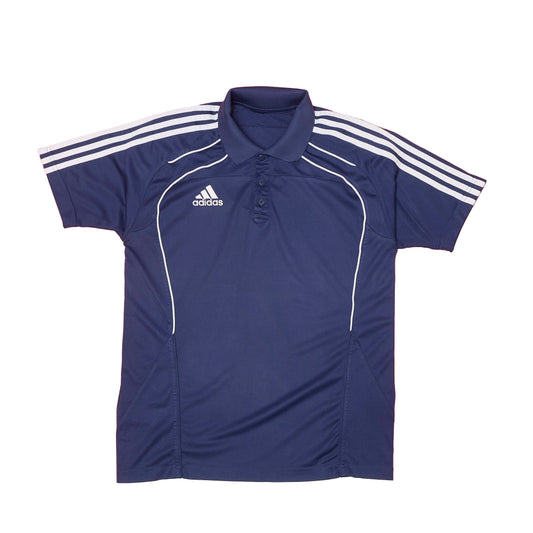 Adidas Logo Embroided Collared Sports Shirt - M