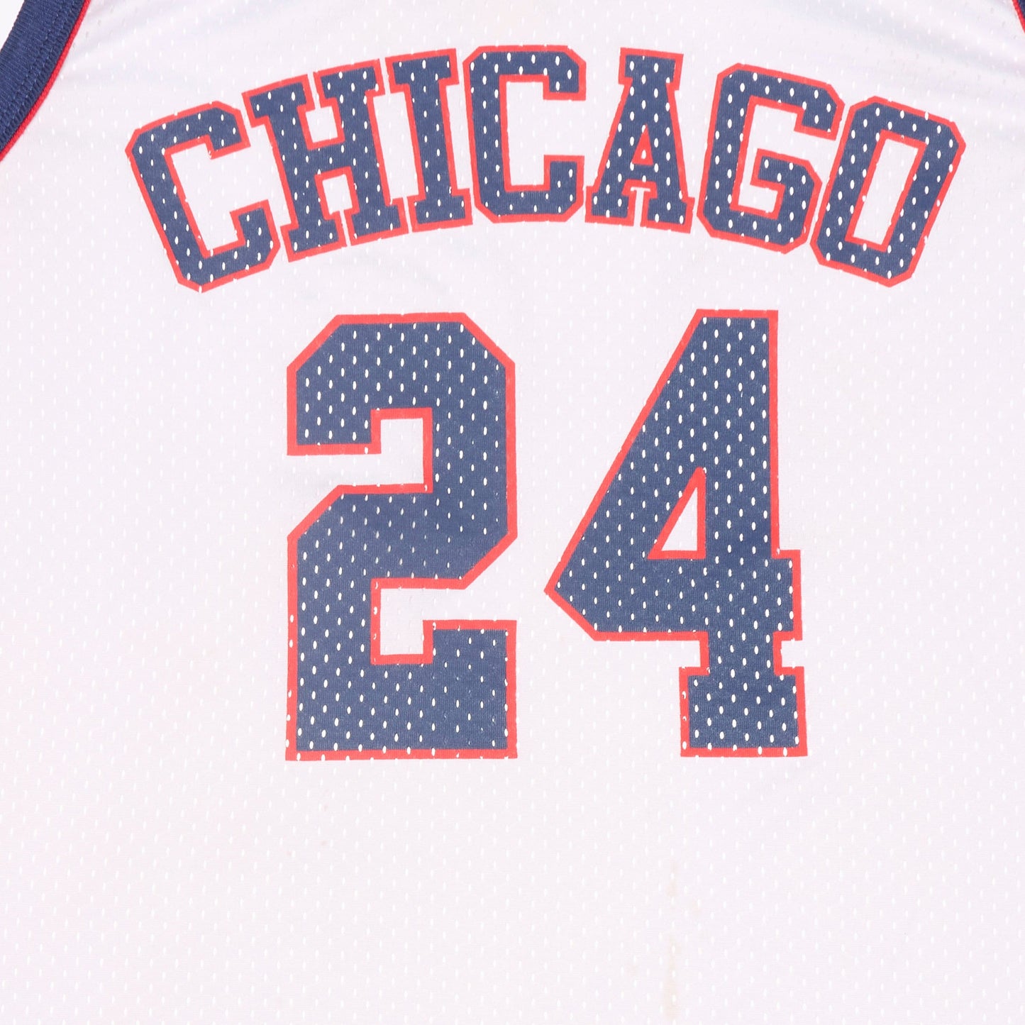 Réplica de camisa deportiva sin mangas con estampado Chicago - M
