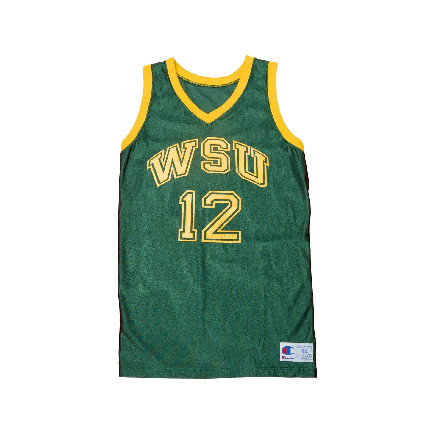 Mens Champion WSU Spellout Sleeveless Sports Shirt - XL