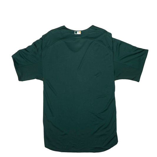 Camisa con botones Athletics Spellout - XL