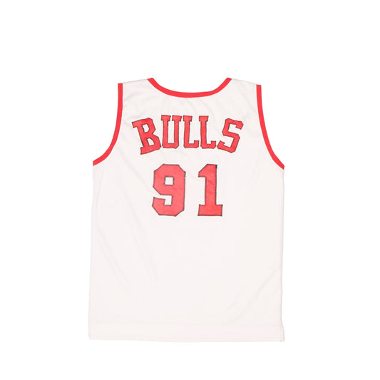Replica Bulls Spellout Sleeveless Sports Shirt - XS
