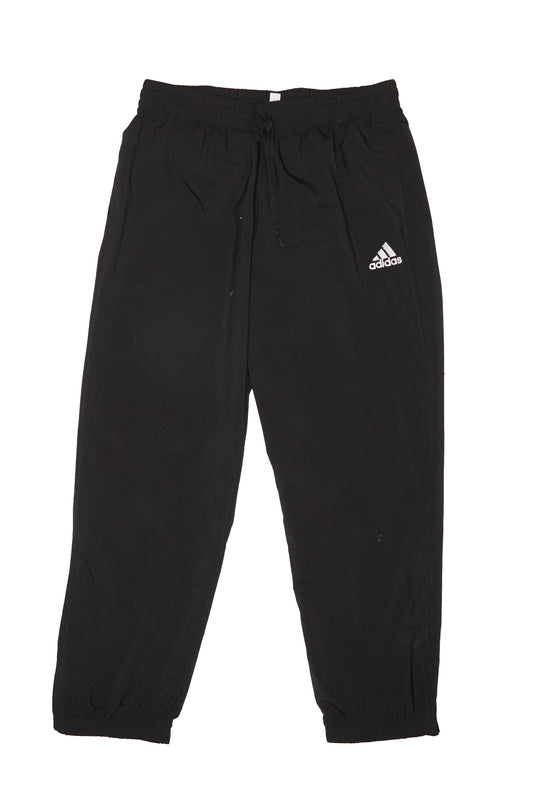 Mens Adidas Embroided Logo Cuffed Track Pants - L