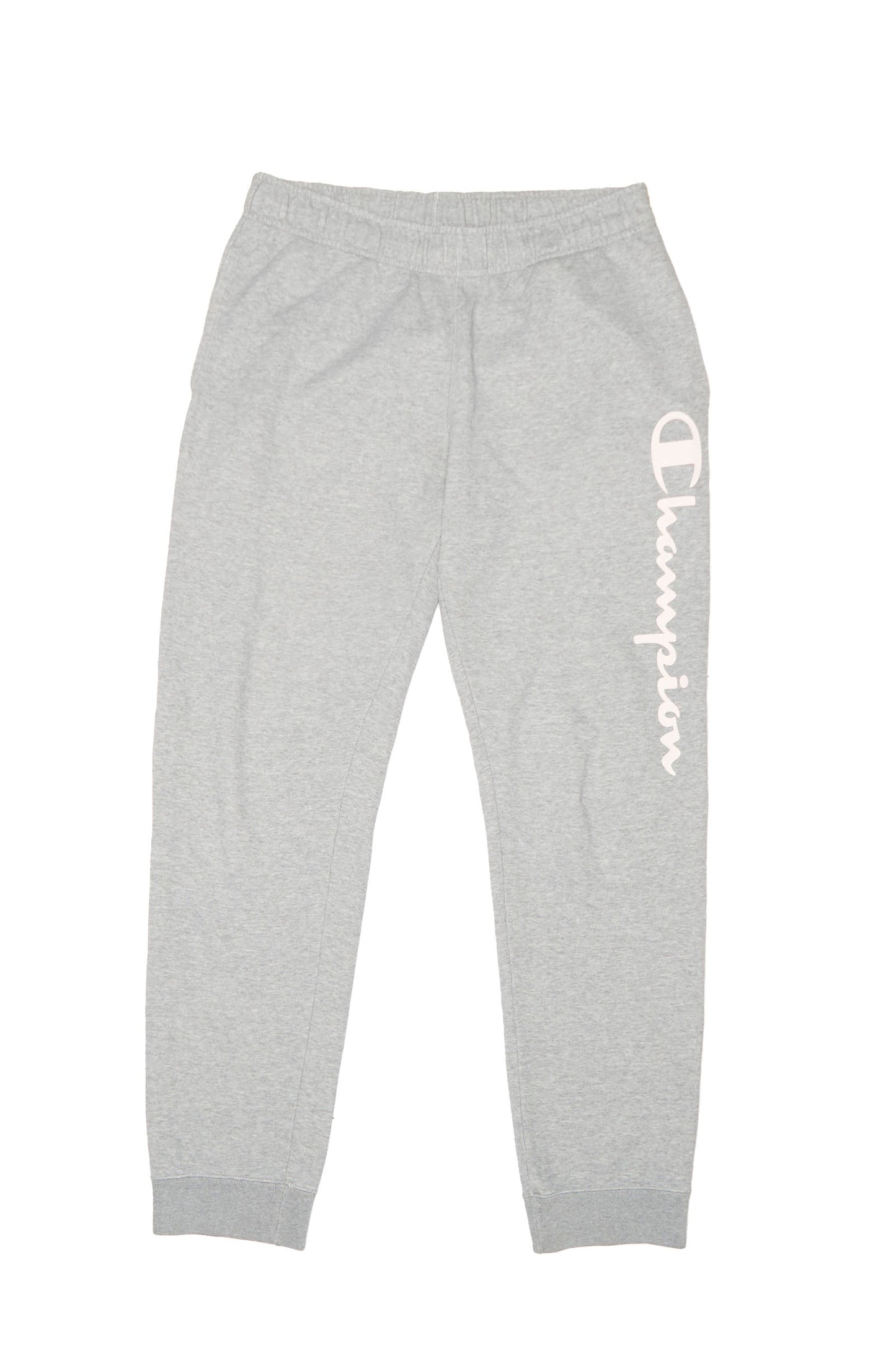 Mens Champion Spellout Print Cuffed Joggers - M