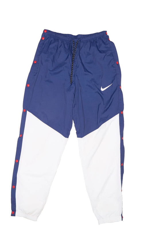 Mens Nike Logo Print Poppers Track Pants - S